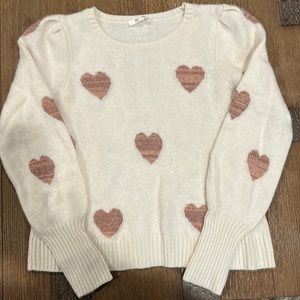 Splendid Annabelle Heart Sweater. Purchased at Saks. The red 1 at saks now